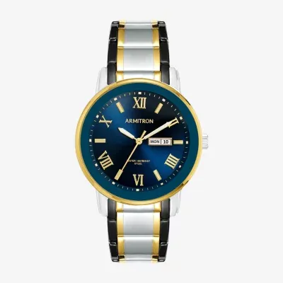 Armitron All Sport Mens Multicolor Stainless Steel Bracelet Watch 20/4935tcnv