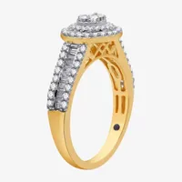 I Said Yes (H-I / I1) Womens 1 CT. T.W. Lab Grown White Diamond Sterling Silver or 14K Gold Over Round Bridal Set