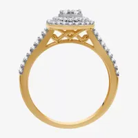 I Said Yes (H-I / I1) Womens 1 CT. T.W. Lab Grown White Diamond Sterling Silver or 14K Gold Over Round Bridal Set