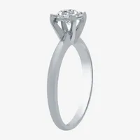 Womens 1 CT. T.W. Mined White Diamond 10K Gold Round Solitaire Bridal Set