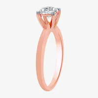 Womens 1 CT. T.W. Mined White Diamond 10K Rose Gold Round Solitaire Bridal Set