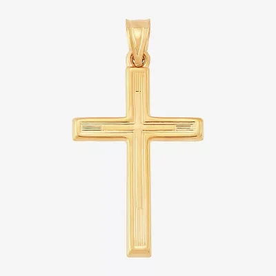Unisex Adult 14K Gold Cross Pendant