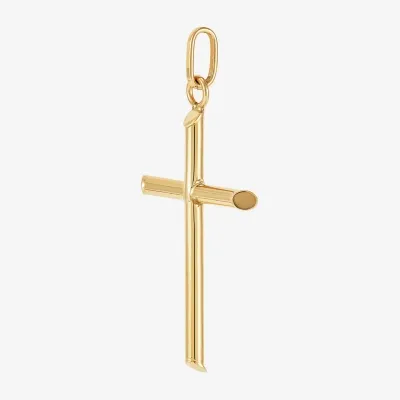 Made in Italy Unisex Adult 14K Gold Cross Pendant