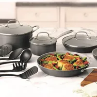 Granitestone Pro Hard Anodized 13-pc. Nonstick Pots And Pans Cookware Set With Utensils