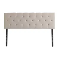 Dream Collection by Lucid® Diamond Tufted Low Profile Headboard