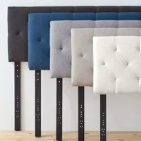 Dream Collection by Lucid® Diamond Tufted Low Profile Headboard