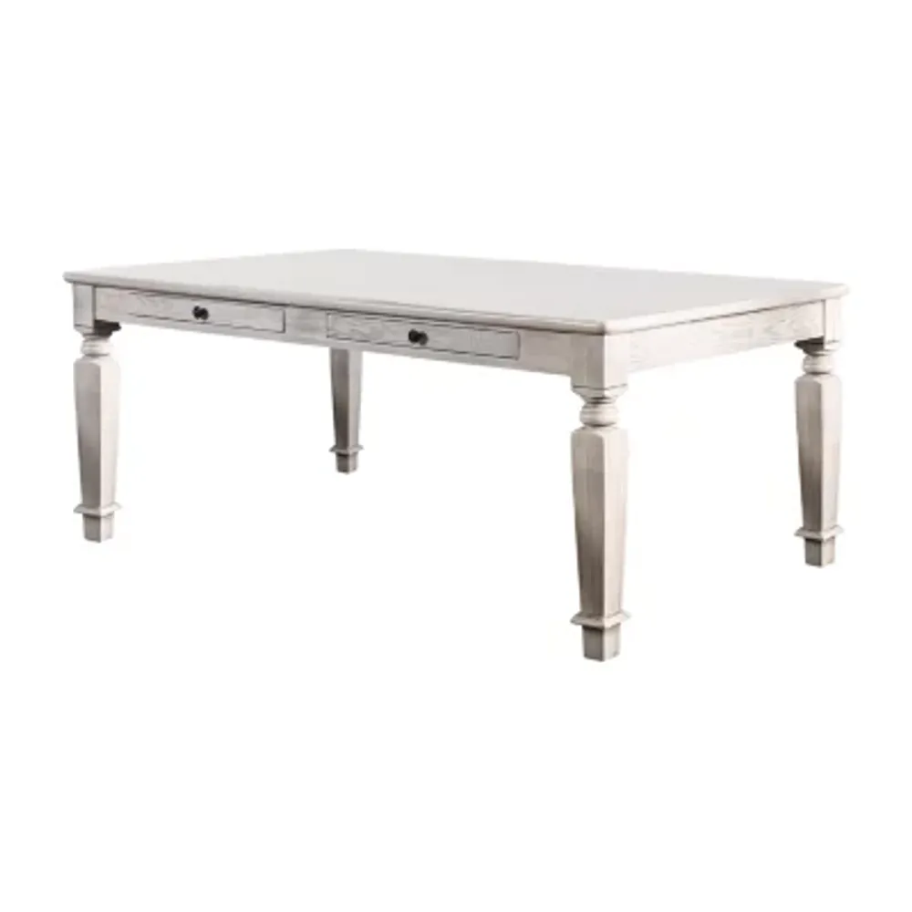 Bancrofte Dining And Kitchen Collection Rectangular Wood-Top Dining Table