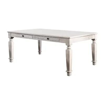 Bancrofte Dining And Kitchen Collection Rectangular Wood-Top Dining Table