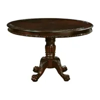 Doloros Dining And Kitchen Collection Round Wood-Top Dining Table