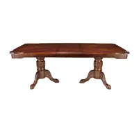 Kenyonne Dining And Kitchen Collection Rectangular Wood-Top Dining Table