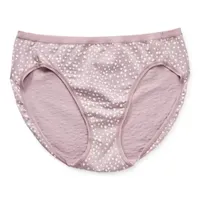 Ambrielle Organic Cotton High Cut Panty 302832