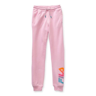 FILA Big Girls Jogger Cuffed Fleece Sweatpant