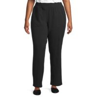 St. John's Bay Womens Mid Rise Slim Pant-Plus