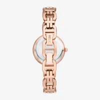 Relic By Fossil Womens Rose Goldtone Bracelet Watch Zr34650