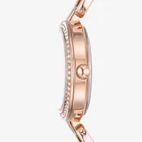 Relic By Fossil Womens Rose Goldtone Bracelet Watch Zr34650