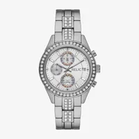 Relic By Fossil Unisex Adult Multi-Function Silver Tone Bracelet Watch Zr16012