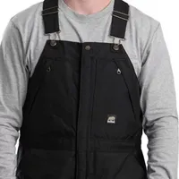 Berne Icecap Insulated Bib Short Mens Workwear Overalls