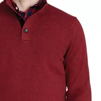 IZOD Mens Mock Neck Long Sleeve Pullover Sweater