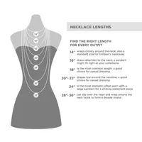 1928 Black-Tone 16 Inch Link Statement Necklace