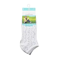 Cuddl Duds Speckled Birdseye 3-pc. Low Cut Socks Womens