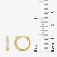 Diamond Addiction (G-H, I1-I2) 1/3 CT. T.W. Lab Grown White Diamond 10K Gold 11mm Hoop Earrings