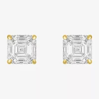 (H-I / Vs2-Si1) 4 CT. T.W. Lab Grown White Diamond 14K Gold 7mm Stud Earrings