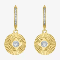 Diamond Addiction (G-H / I1-I2) 1/7 CT. T.W. Lab Grown White Diamond 14K Gold Over Silver Sterling Silver Round Drop Earrings