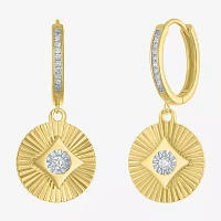 Diamond Addiction (G-H / I1-I2) 1/7 CT. T.W. Lab Grown White Diamond 14K Gold Over Silver Sterling Silver Round Drop Earrings