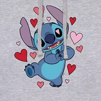 Mens Long Sleeve Lilo & Stitch Valentine's Day Hoodie