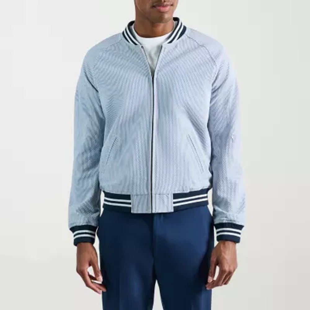 Haggar® Men's Seersucker Bomber Jacket