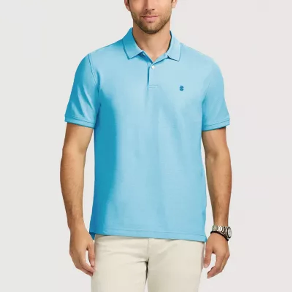 IZOD Advantage Performance Mens Regular Fit Short Sleeve Polo Shirt