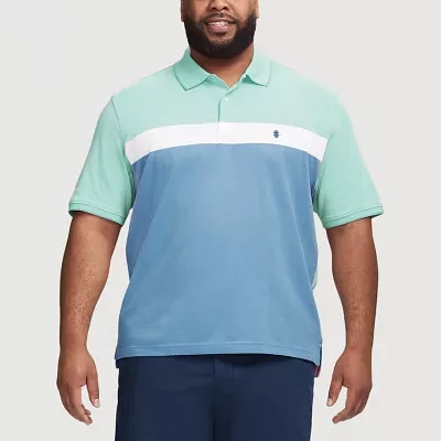 IZOD Advantage Performance Big and Tall Mens Classic Fit Short Sleeve Polo Shirt