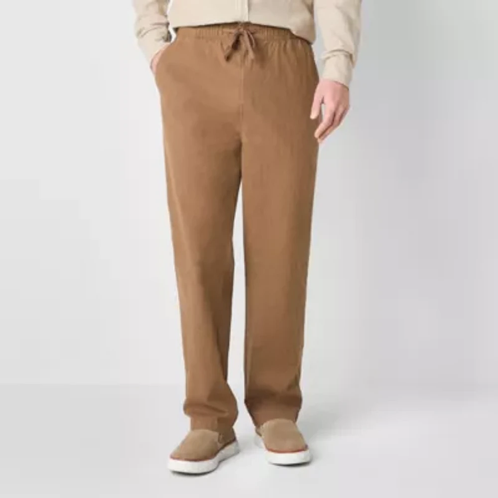 mutual weave Mens Relaxed Fit Pull-On Pants