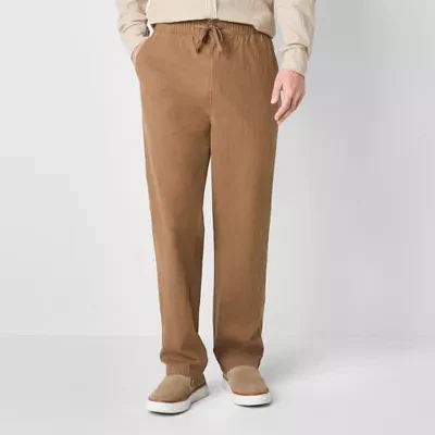 mutual weave Mens Relaxed Fit Pull-On Pants