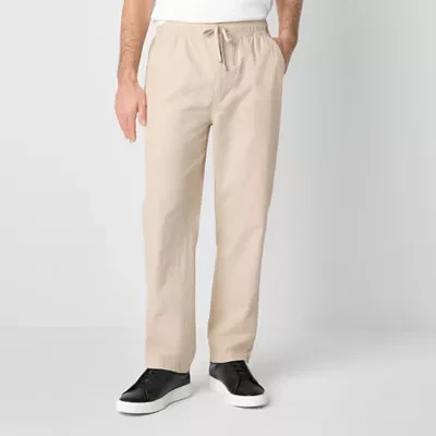 mutual weave Mens Relaxed Fit Pull-On Pants