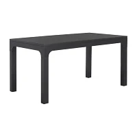 Gael Rectangular Wood-Top Dining Table