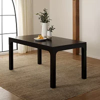 Gael Rectangular Wood-Top Dining Table