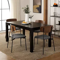 Gael Rectangular Wood-Top Dining Table