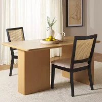 Enyo Rectangular Wood-Top Dining Table