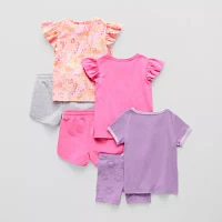 Okie Dokie Toddler & Little Girls 6-pc. Short Set