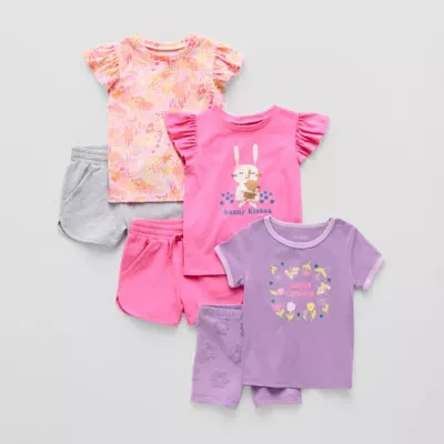 Okie Dokie Toddler & Little Girls 6-pc. Short Set