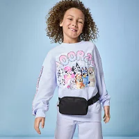 Little & Big Girls Bluey Cuffed Pull-On Pant