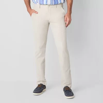 St. John's Bay Performance Mens Slim Fit Flat Front Pant