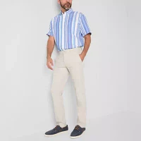 St. John's Bay Performance Mens Slim Fit Flat Front Pant