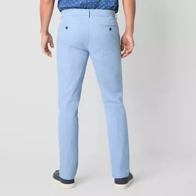 St. John's Bay Stretch Chino Mens Slim Fit Flat Front Pant