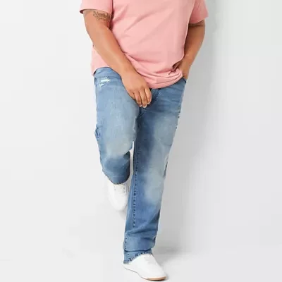 Arizona Advance Flex 360 Big and Tall Mens Straight Leg Relaxed Fit Jean