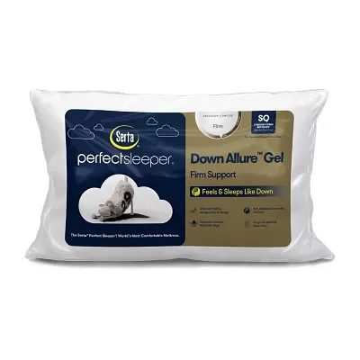 Serta PerfectSleeper Down Illusion Gel Firm Support Pillow