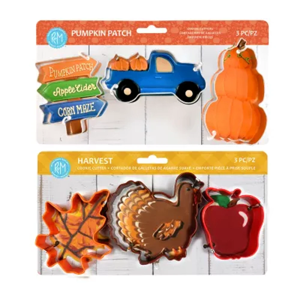 R&M International Llc Fall And Thanksgiving 6-pc. Cookie Cutter Bundle