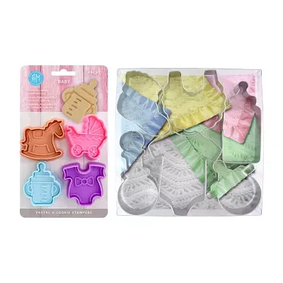 R&M International Llc Baby 10-pc. Cookie Cutter and Stamp Bundle