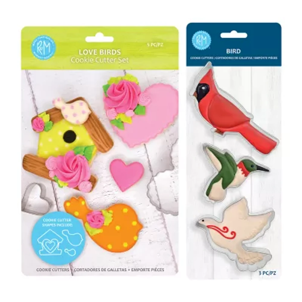 R&M International Llc Birds 8-pc. Cookie Cutter Bundle